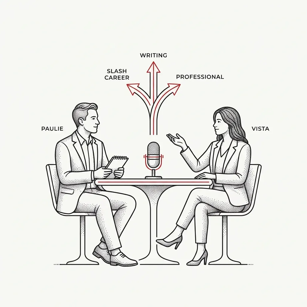 《波莉的斜槓路》Podcast專訪：Vista的寫作職人路