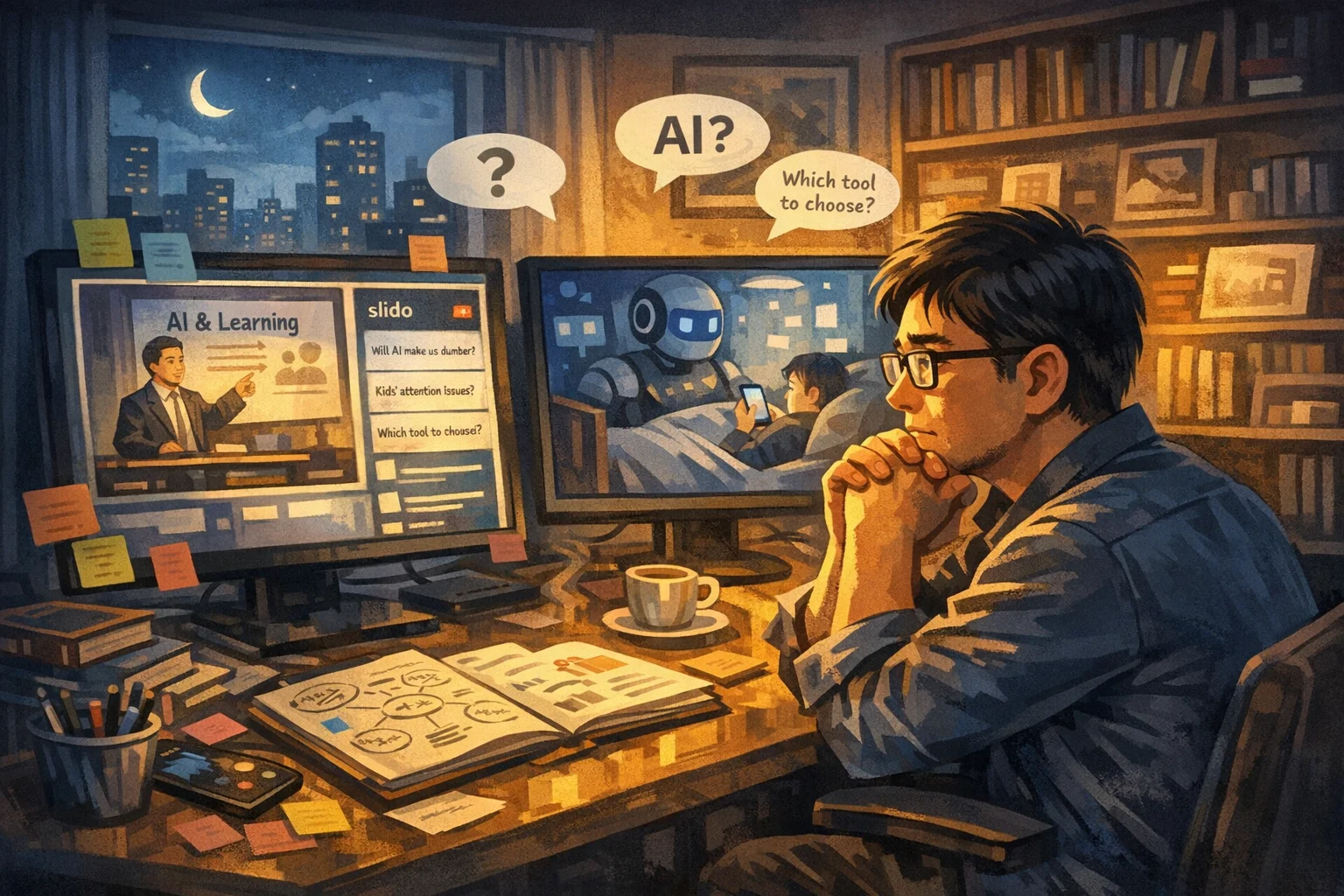 AI 不會讓你變笨，但也不會把你變強：談護腦的 AI 學習法