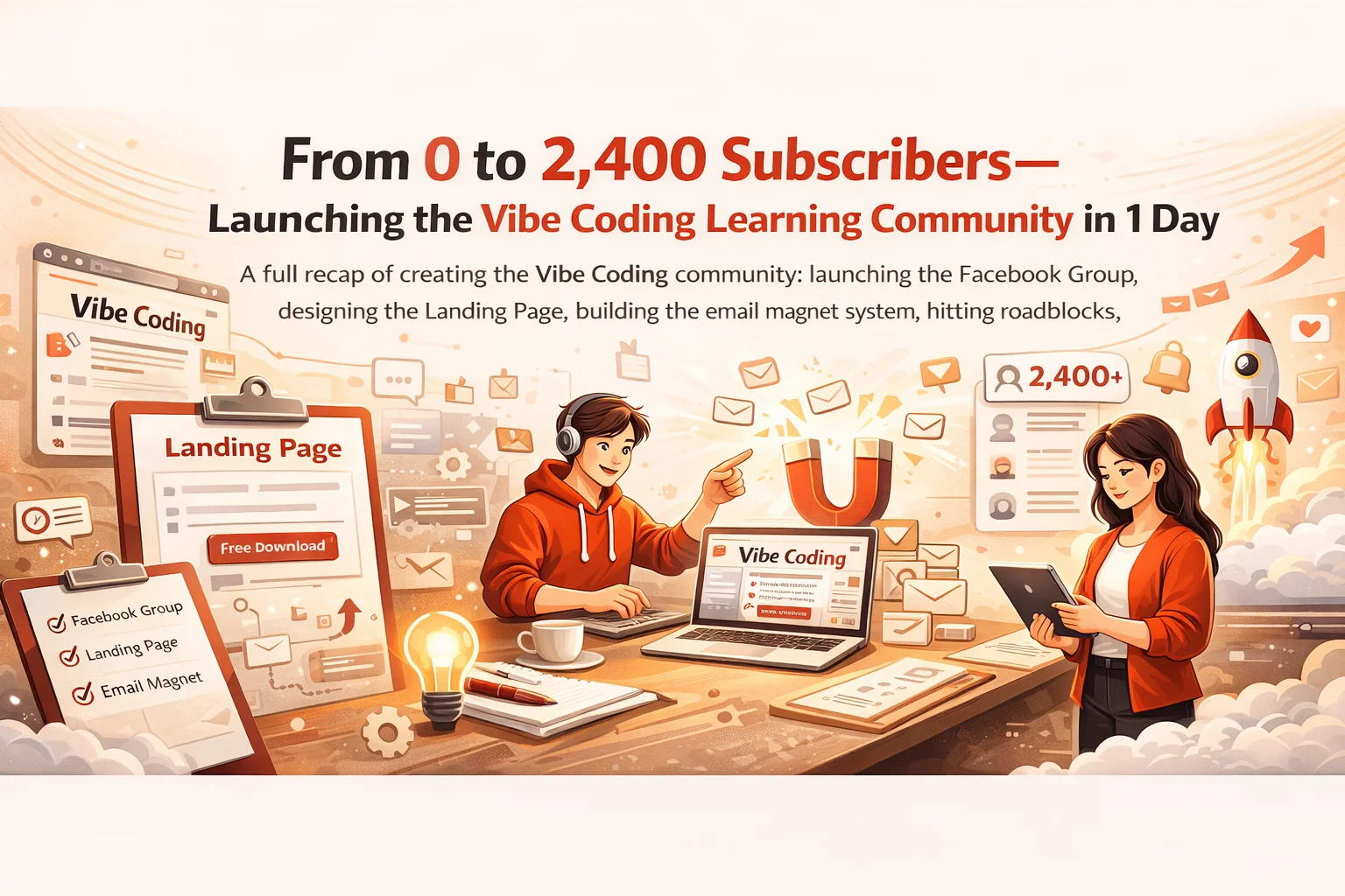 From 0 to 2,400 lists - a complete review of building the Vibe Coding community in one day